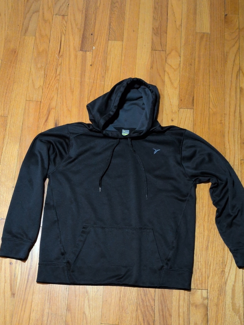 Old Navy men's Black Pullover Hoodie with Subtle Logo M